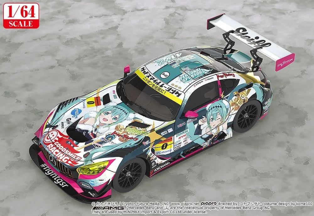 Hatsune Miku GT Project Model Car – AMG 2018 SUPER GT 1/64 7 cm 2