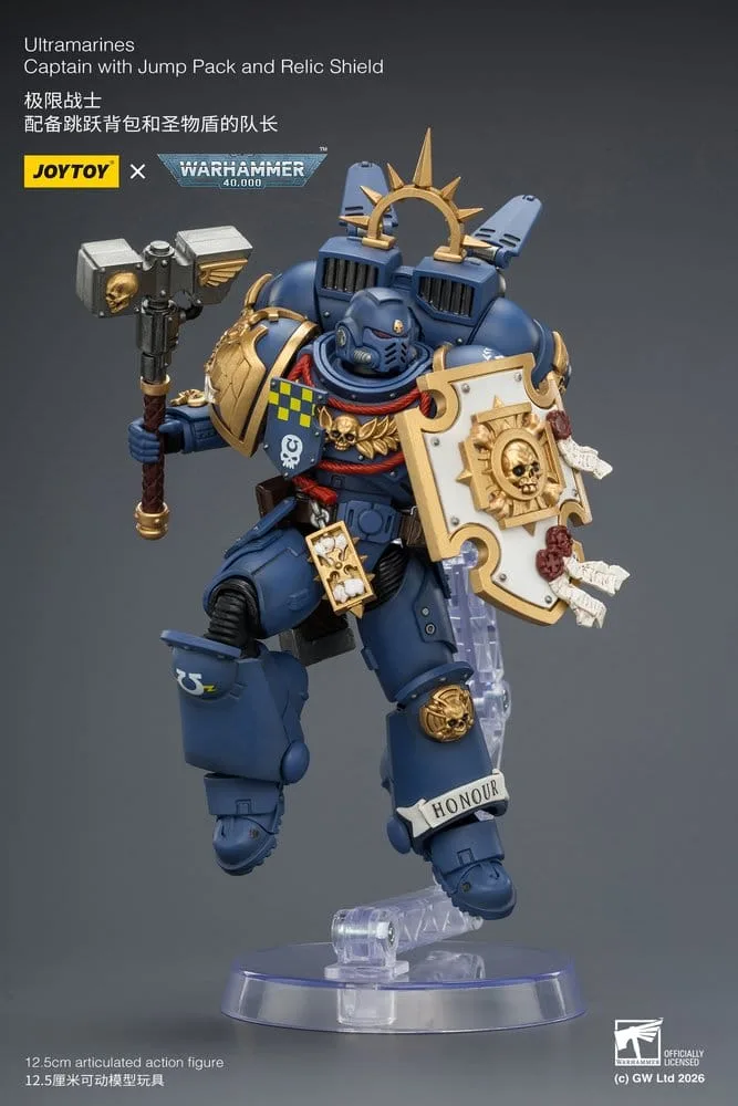 Warhammer Action Figure – Ultramarines Captain 12.5 cm 9