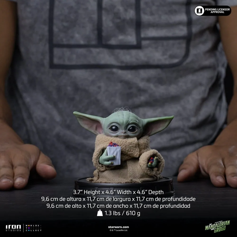 The Mandalorian & Grogu Statue – Popcorn Time 9.6 cm 2