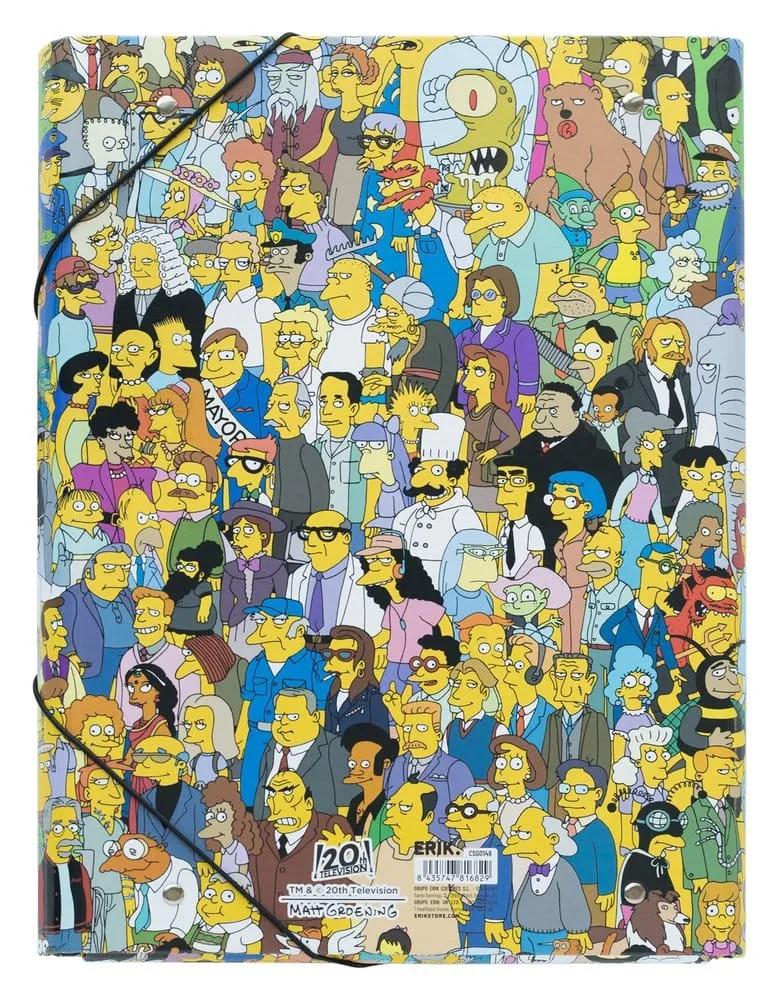 The Simpsons Folder – Elastic Closure 34 x 25.5 cm 2