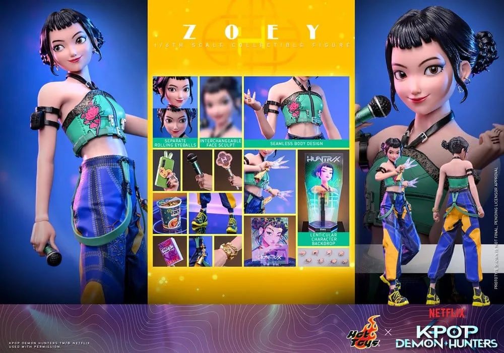 KPop Demon Hunters Action Figure – Zoey 1/6 Scale 27 cm 21