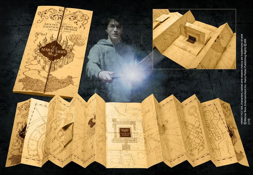 Harry Potter Replica – Marauder’s Map 1/1