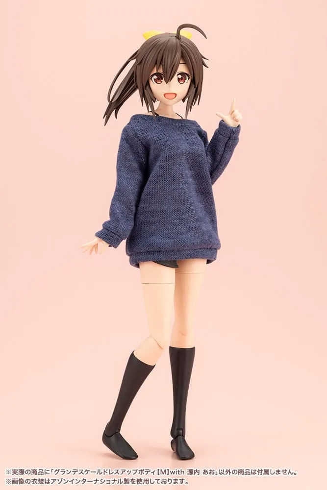 Sousai Shojo Teien Model Kit – Dress Up Body M with Ao Gennai 21 cm 10