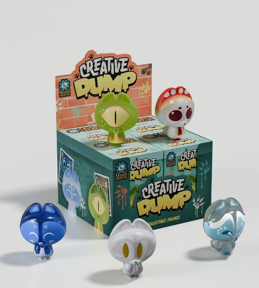 Creative Dump Mini Figures – Series 1 Blind Box Display 7 cm 8