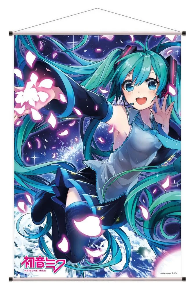 Hatsune Miku Wallscroll – 07 Flower 60 x 90 cm