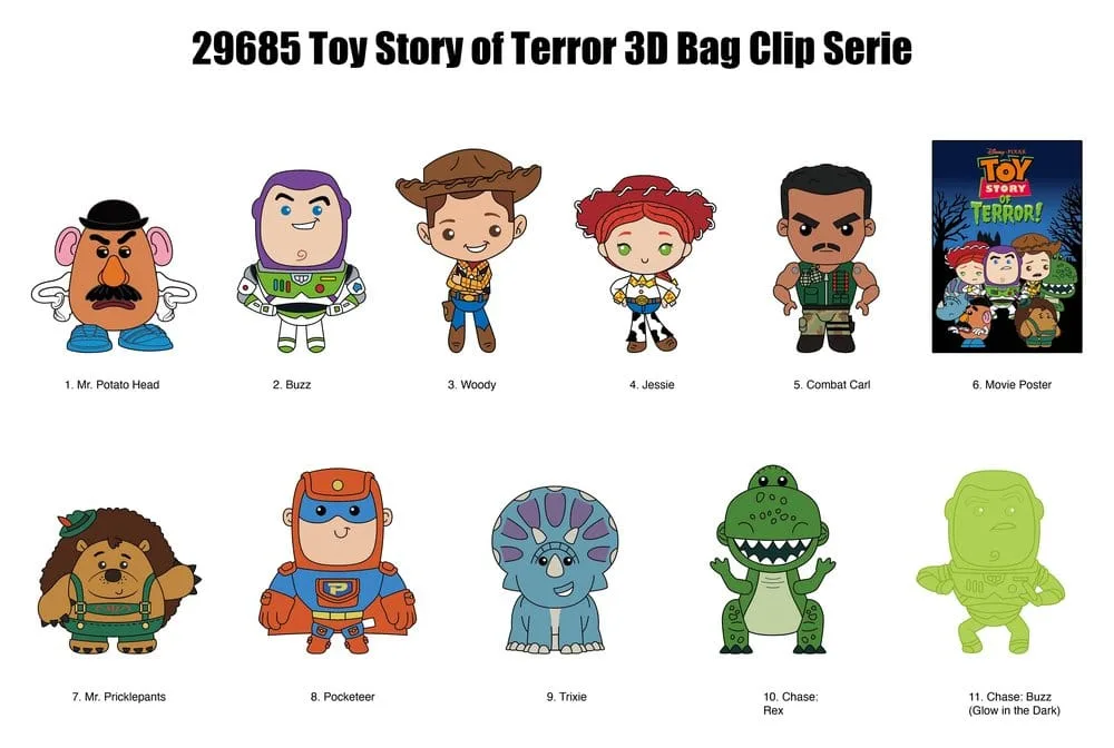 Toy Story PVC Bag Clips – Series 79 Display of 24 2