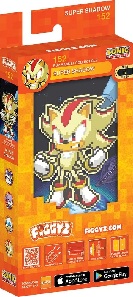 Sonic the Hedgehog Magnet – FiGGYZ Super Shadow 11 cm 2
