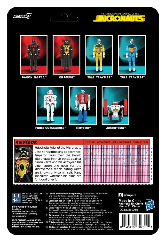 Micronauts Action Figure – Emperor ReAction Plus Wave 3 10 cm 3