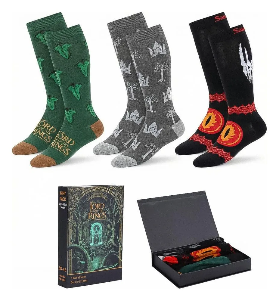 The Lord of the Rings Socks – 3-Pack Size 38–45
