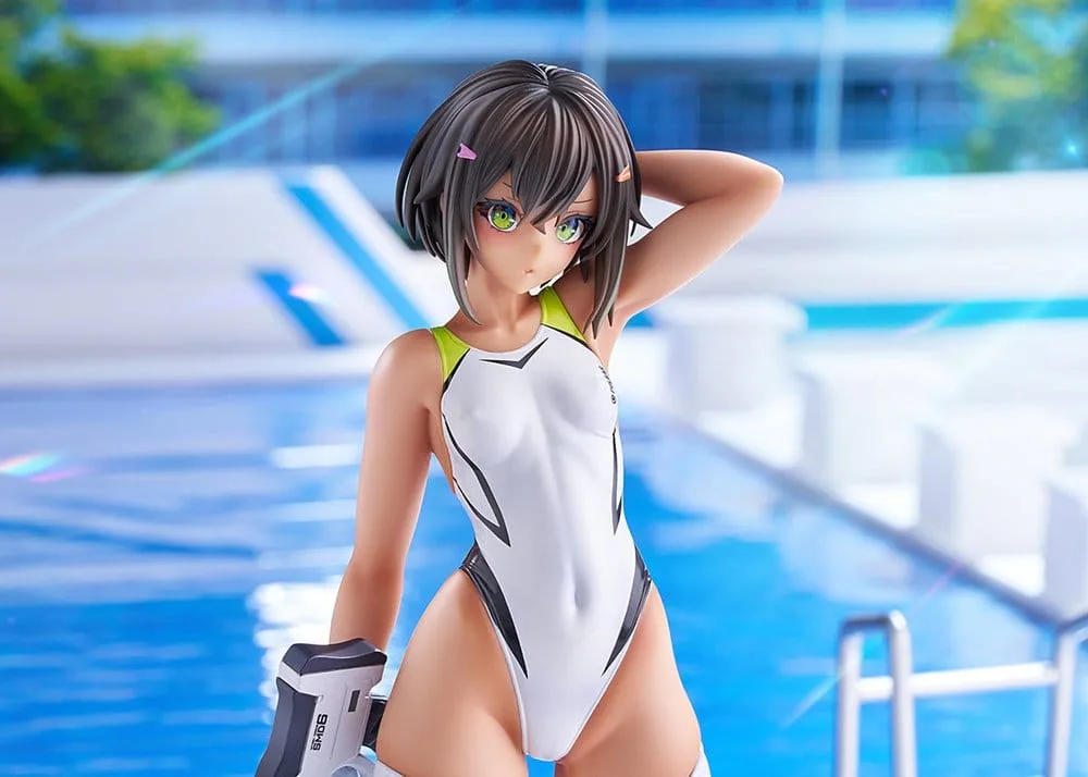 Arms Note Statue – Buchou-chan White Swimsuit 22 cm 9