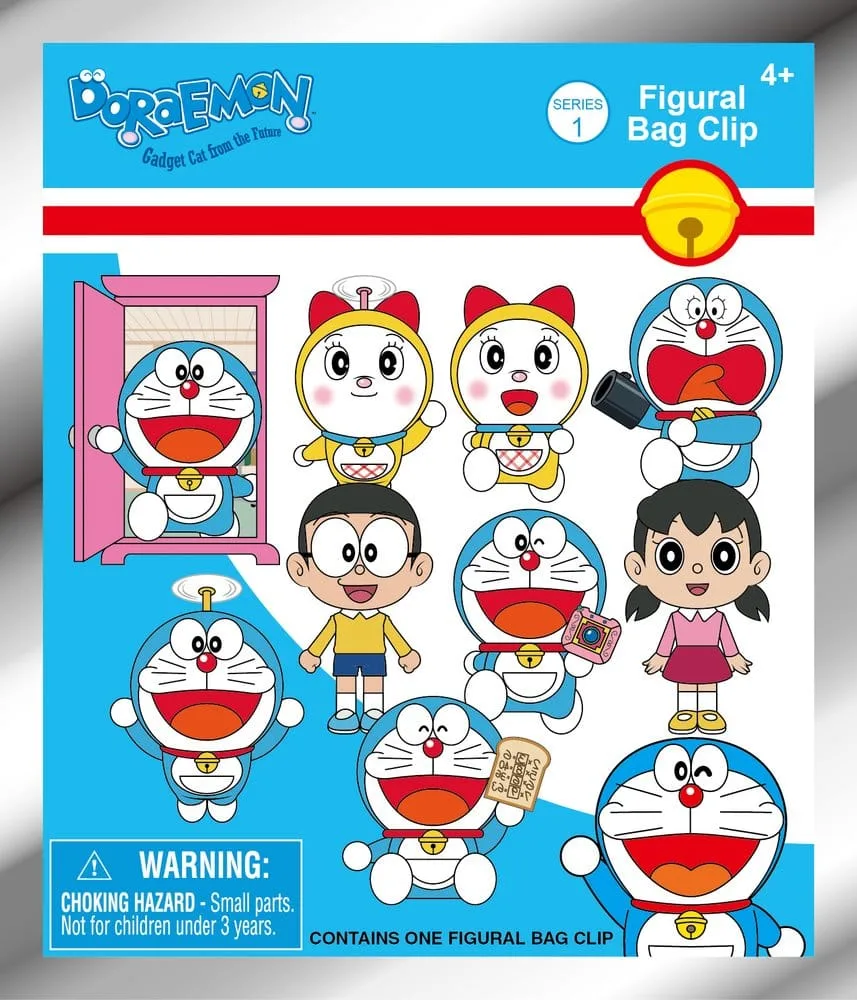 Doraemon Foam Bag Clips – Series 1 Blind Bag Display 24-Pack 3