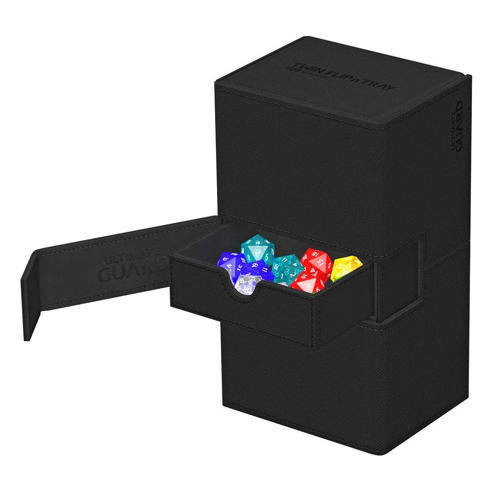 Ultimate Guard Deck Box – Twin Flip’n’Tray 200+ Xenoskin Black 3