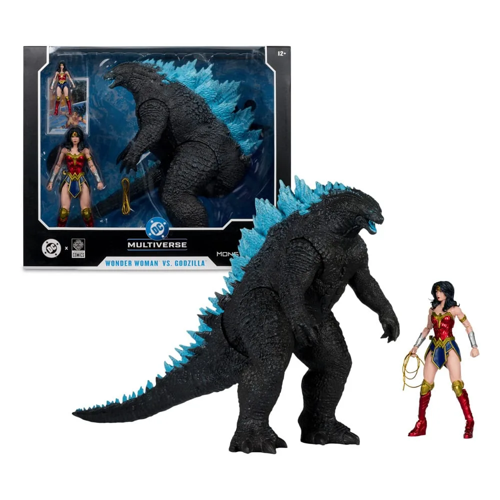DC Monsterverse Figures – Wonder Woman vs Atomic Blast Godzilla 18 cm 7