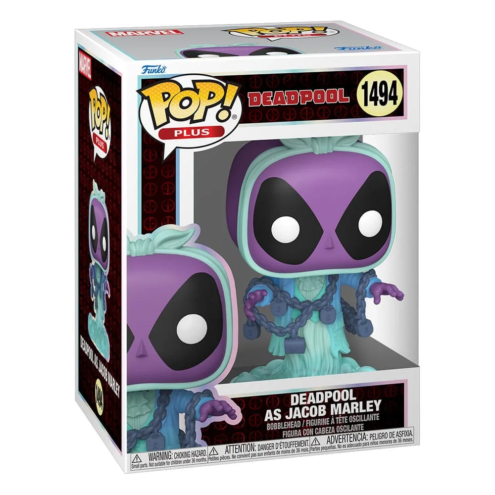 Marvel Funko Pop Plus Figur – Deadpool als Jacob Marley 9 cm 2