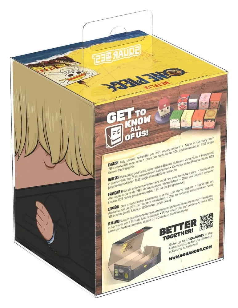 One Piece Deck Box – Sanji Squaroes OP003 10