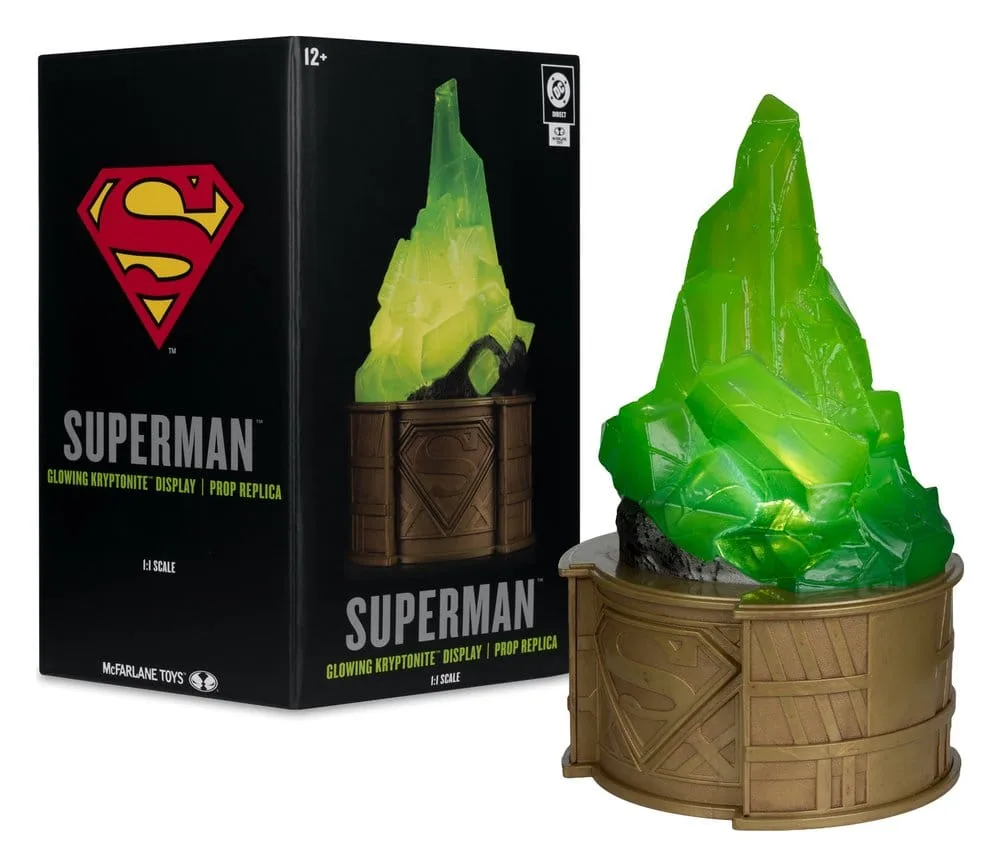 Superman Replik – Gold Label Kryptonit mit Beleuchtung 18 cm 2