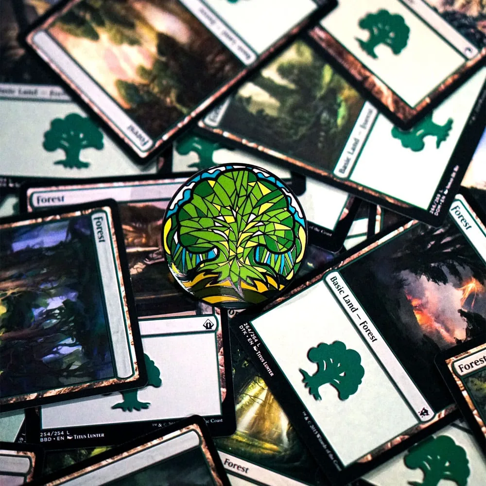 Magic: The Gathering Pins – Stained Glass Lands 10 Blind Boxes 6