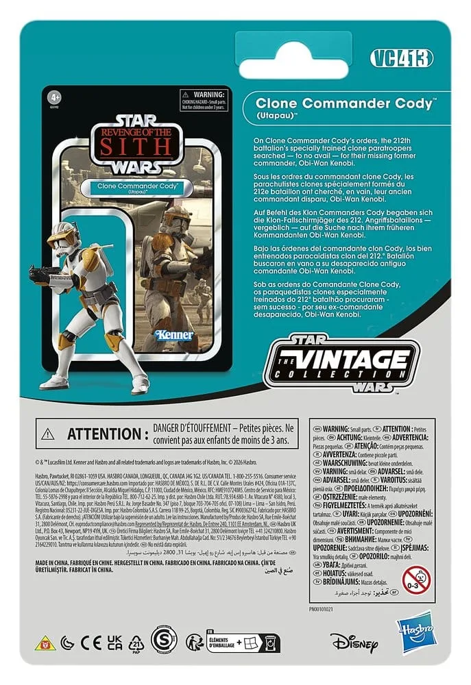 Star Wars Action Figure 2-Pack – Anakin and Cody Utapau 10 cm 6