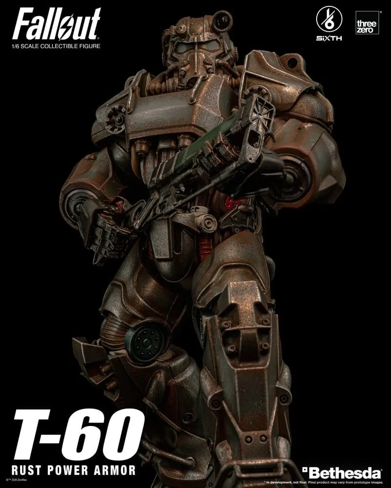 Fallout Action Figure – T-60 Rust Power Armor 1/6 16