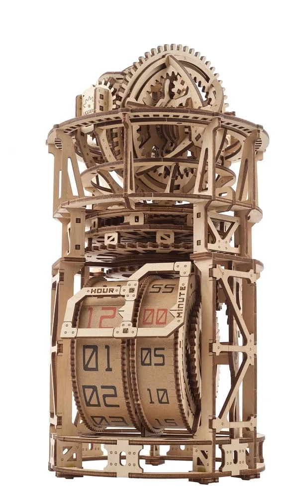 Ugears Wooden Model Kit – Sky Watcher Tourbillon Table Clock 21
