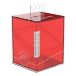 Ultimate Guard Deck Box – Boulder 100+ Clear Ruby 9