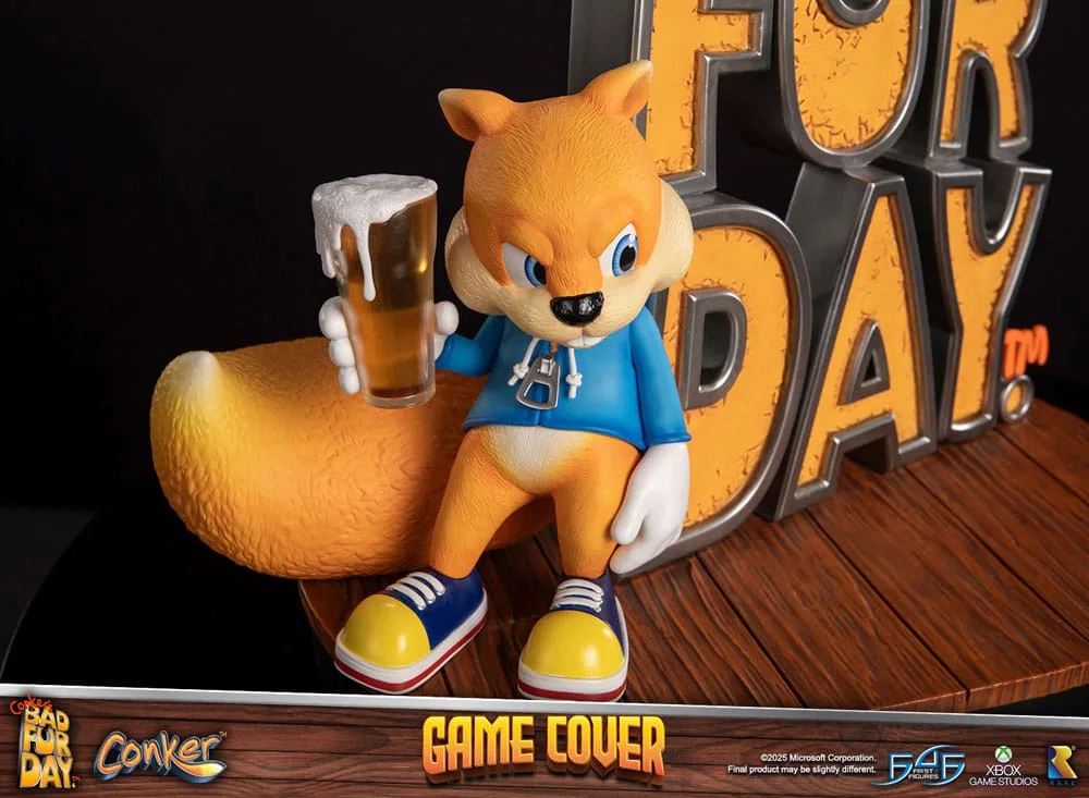 Conker’s Bad Fur Day Statue – Game Cover 45 cm 13