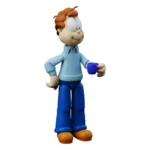 Garfield Action Figure – Jon Arbuckle Deluxe 19 cm 1