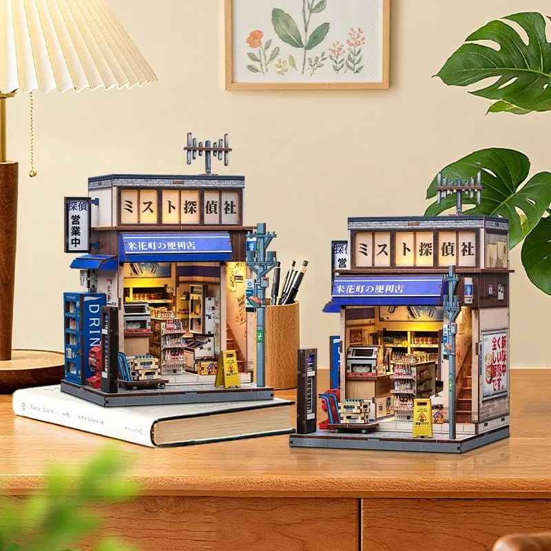 Miniature House Model Kit – Beika-cho Convenience Store 22 x 15 cm 20
