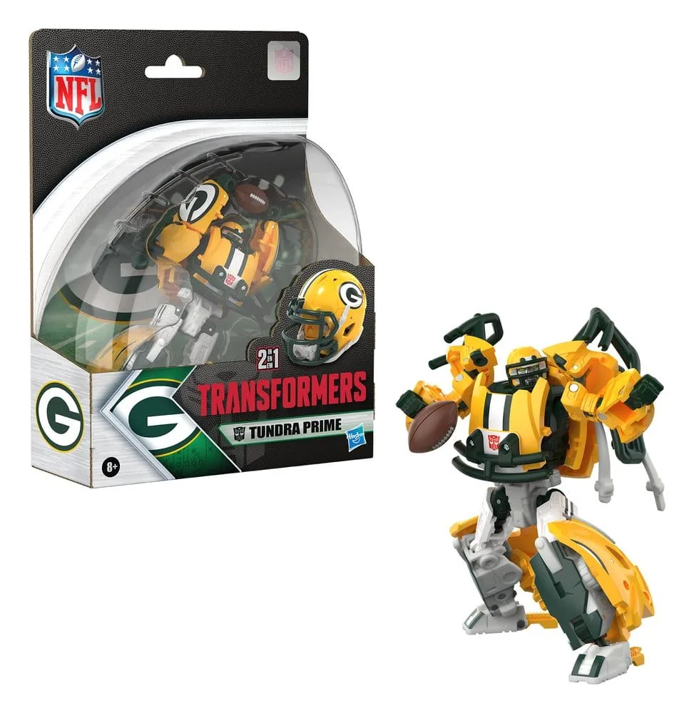 Transformers x NFL Action Figure – Packers Tundra Prime 14 cm 16