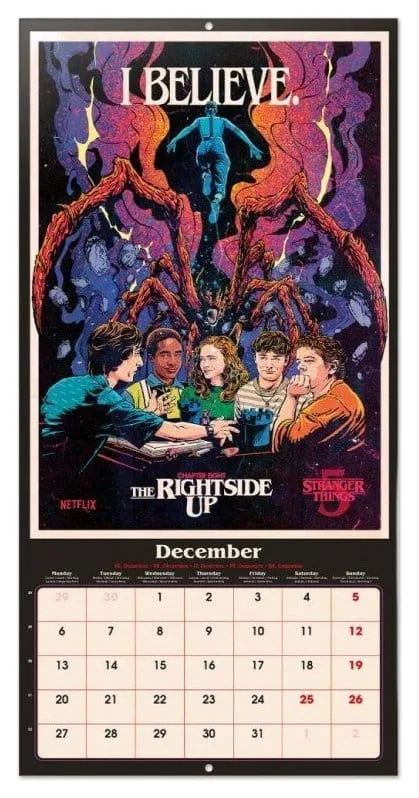 Stranger Things Wandkalender – 2027 29,5 x 29,5 cm 3