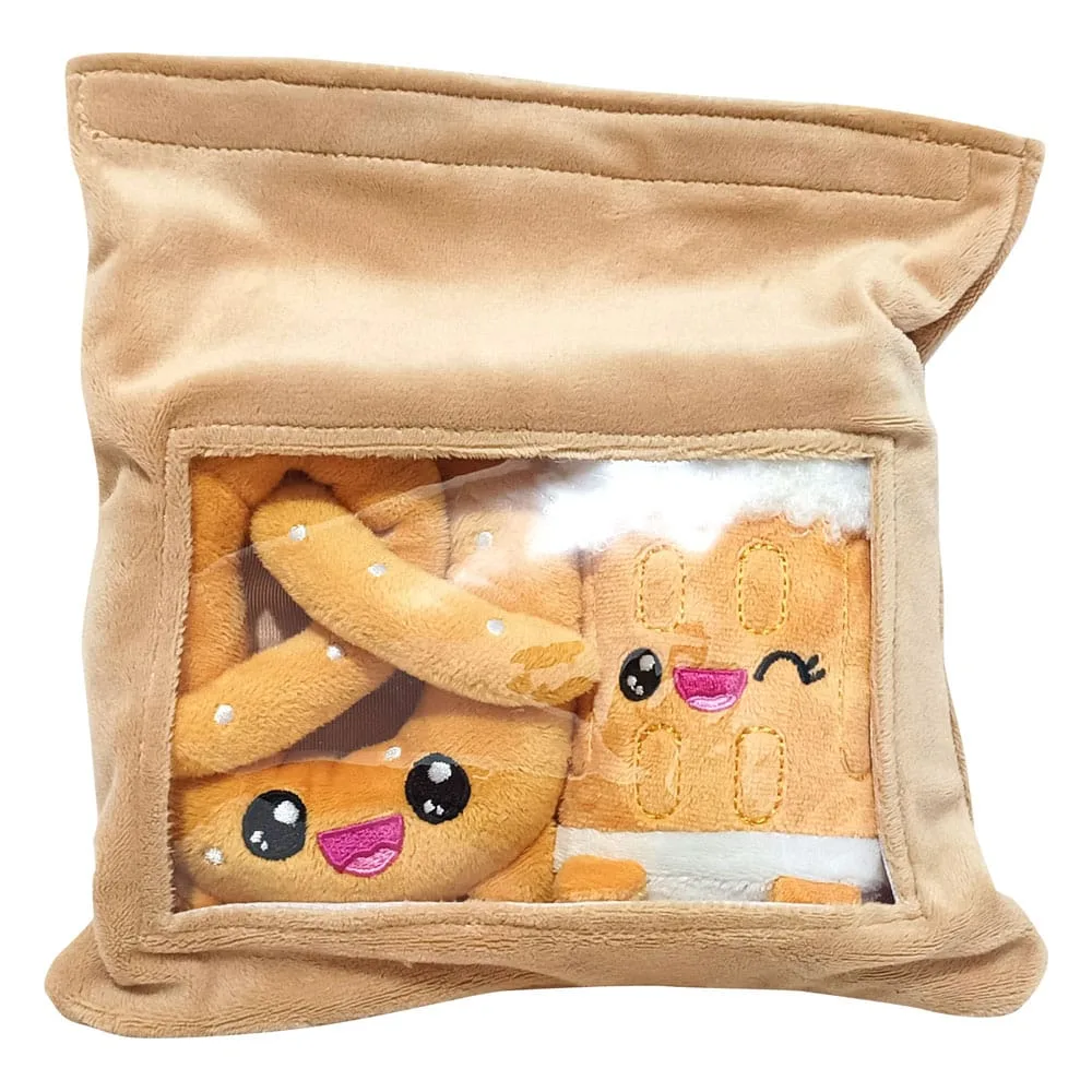 Yummis Together Plush Set – Pretzel and Beer with Takeaway Bag