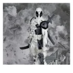 Marvel PVC Statue – Deadpool Line Art Gold Label 17 cm 4