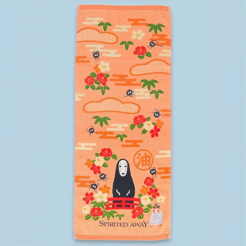Spirited Away Towel – Natsu No Face & Flowers 34 x 80 cm