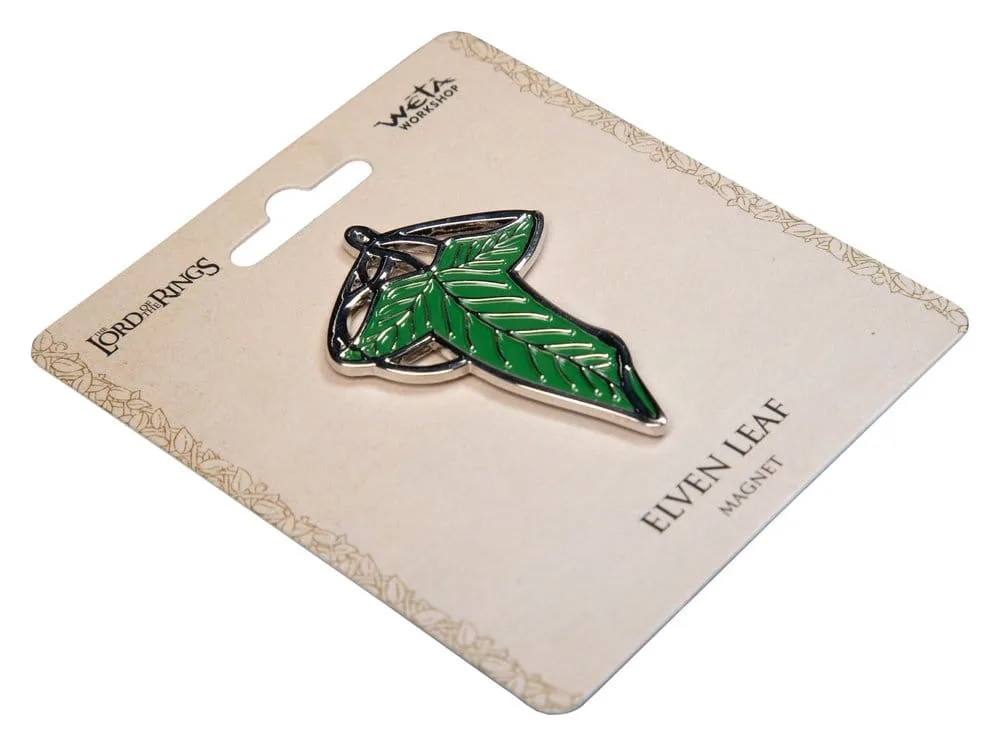 Lord of the Rings Magnet – Enamel Elven Leaf 4 cm 2