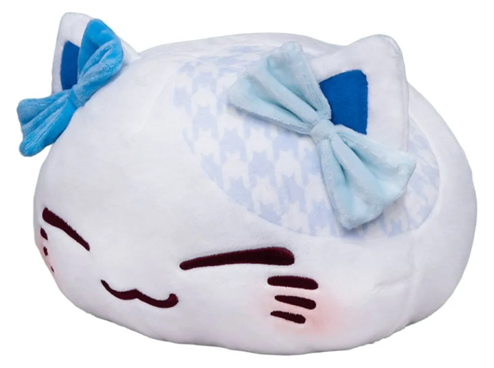 Nemuneko Plush Figure – Ribbon Cat Big Blue Version 30 cm
