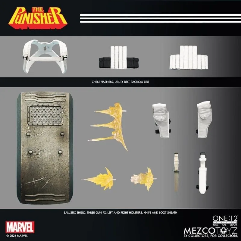 Marvel Action Figure – One:12 Collective Punisher 17 cm 3