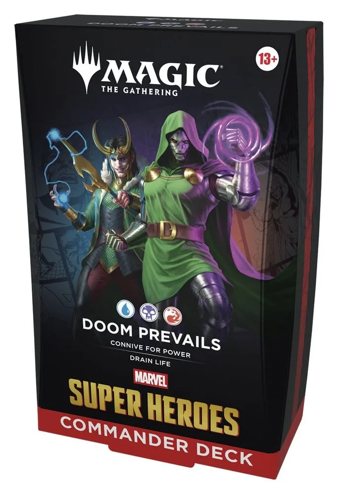 Magic the Gathering Commander Decks – Marvel Super Heroes Case of 4 13