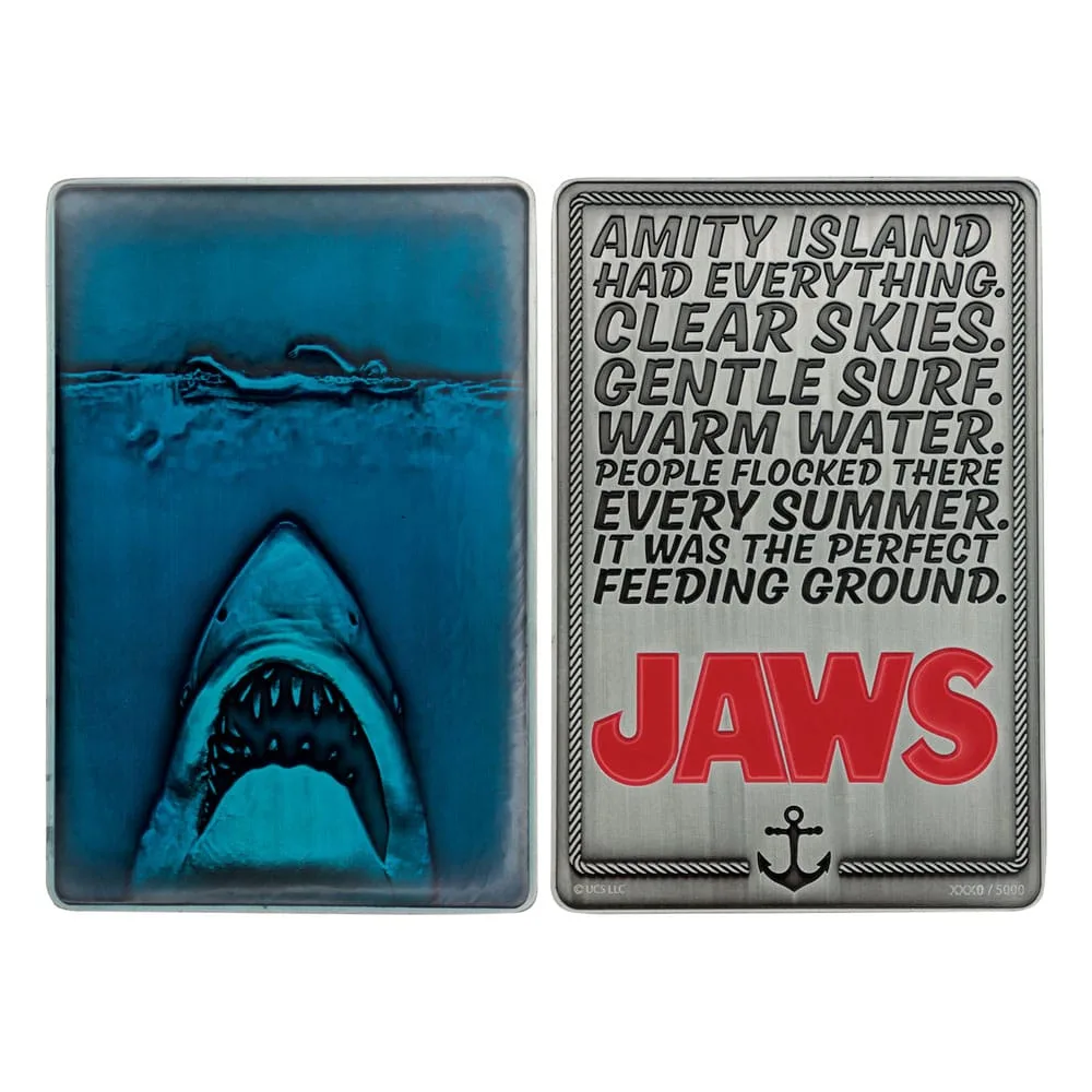 Jaws Ingot – 50th Anniversary Poster Edition 90 x 60 mm 5
