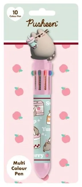 Pusheen Multi-Colour Pens – Sips 10-in-1 Display 8-Pack