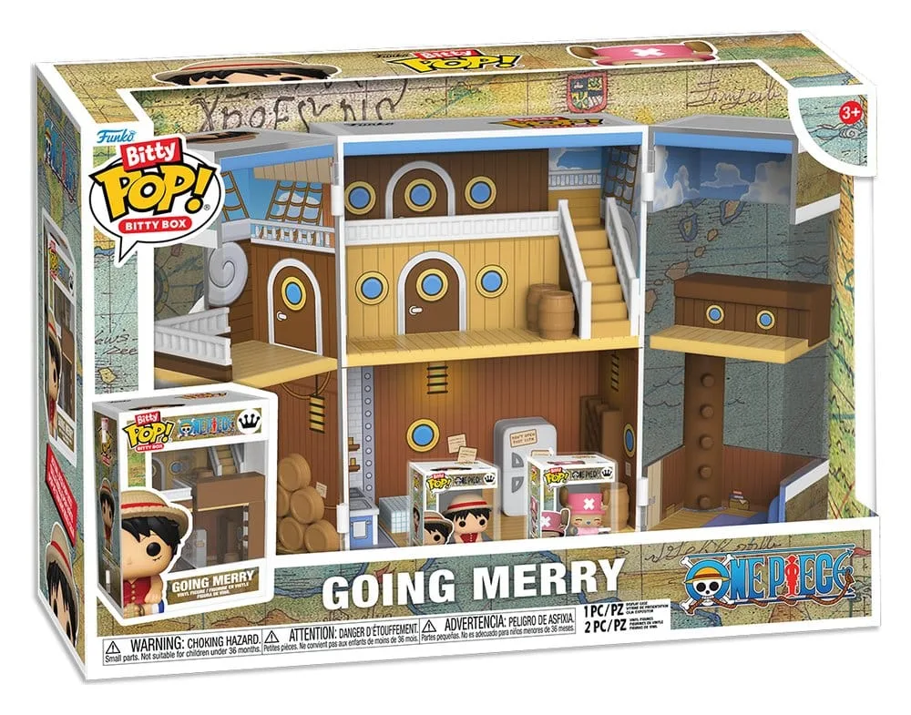 One Piece Bitty Pop Display Set – Going Merry with 2 Figures