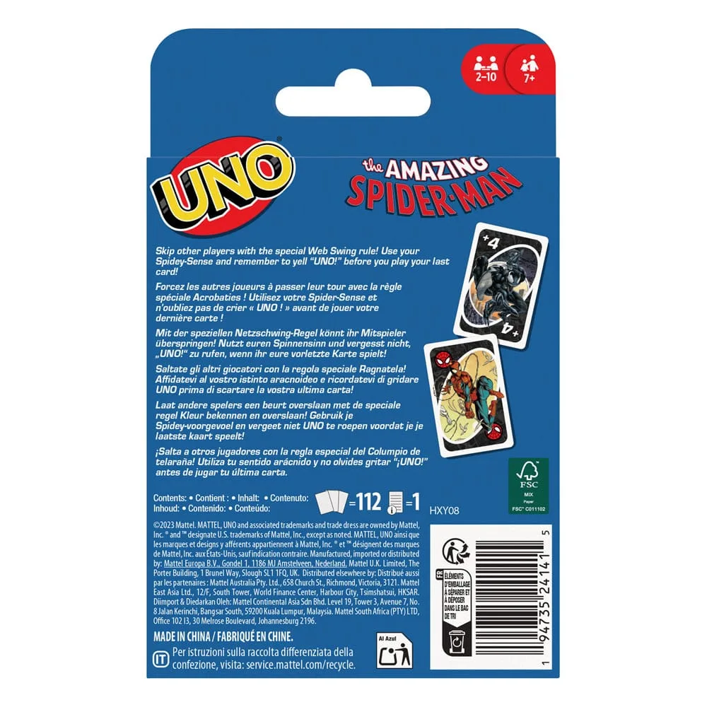 The Amazing Spider-Man Card Game – UNO 6