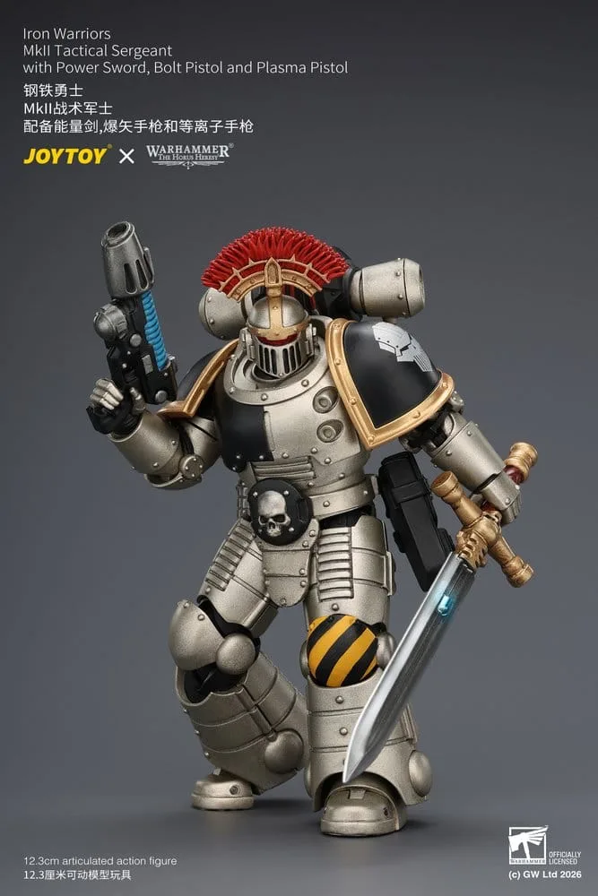 Warhammer Action Figure – Iron Warriors MkII Sergeant 12.3 cm 9