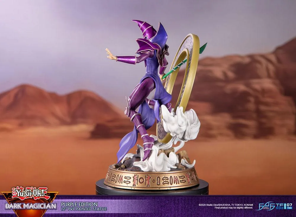 Yu-Gi-Oh PVC Statue – Dark Magician Purple Version 29 cm 7