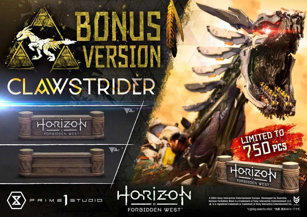 Horizon Forbidden West Statue – Clawstrider Bonus Version 68 cm 24