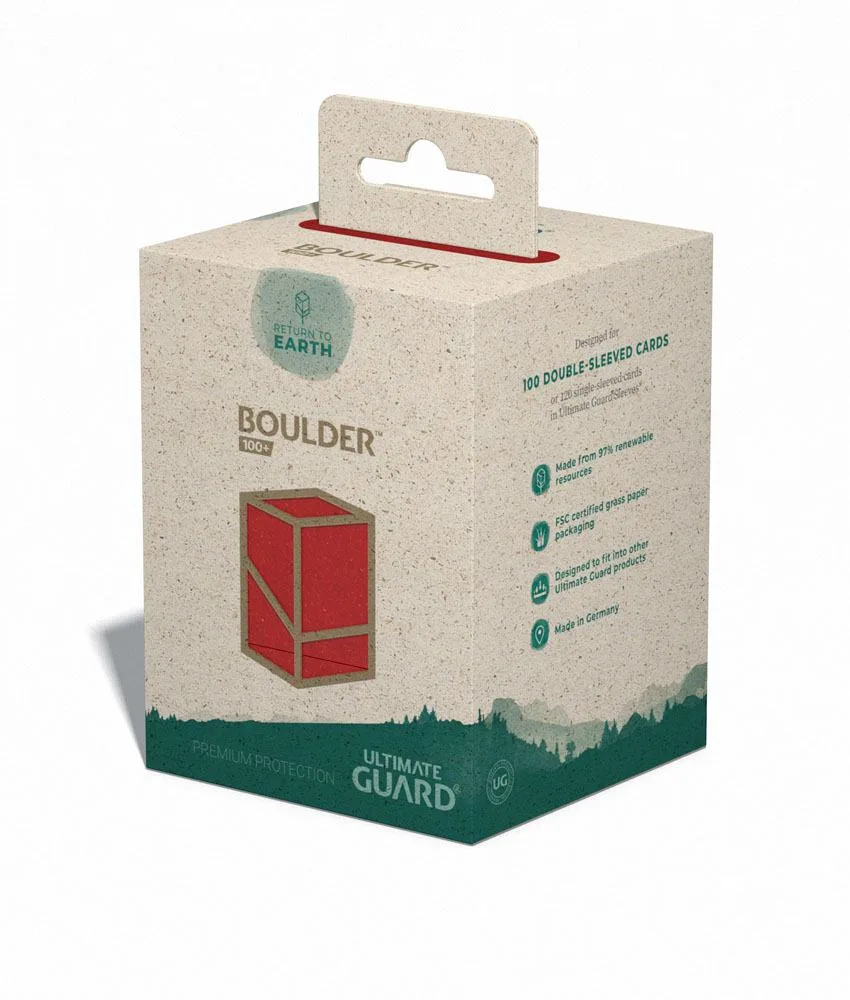 Ultimate Guard Deck Box – Return to Earth Boulder 100+ Red 12