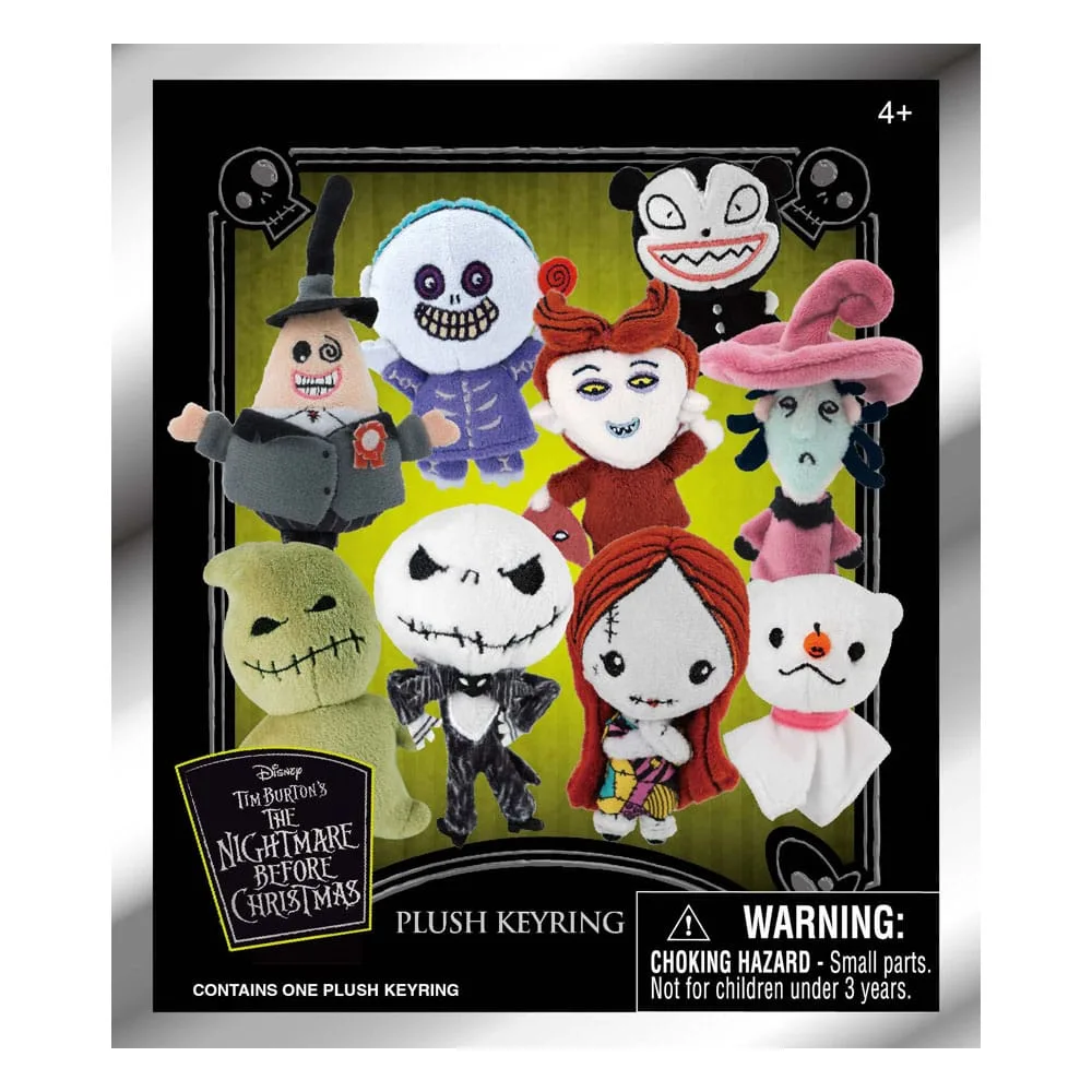 The Nightmare Before Christmas Plush Bag Clips – 24-Pack Display 2