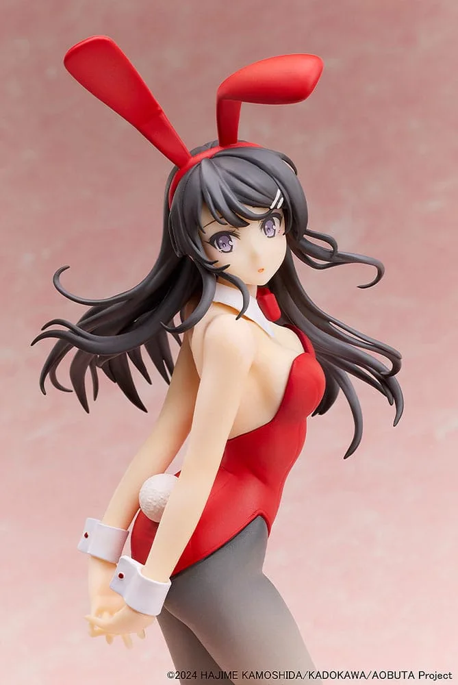 Rascal Does Not Dream Statue – Mai Sakurajima Red Bunny 27 cm 7