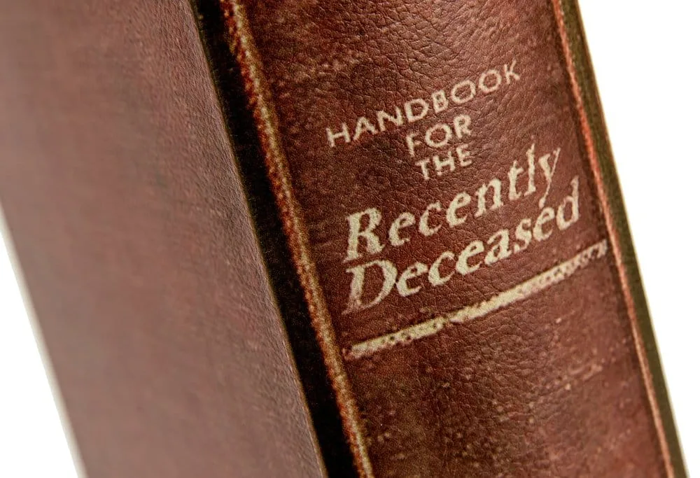 Beetlejuice Replica Box – Handbook for the Recently Deceased 10
