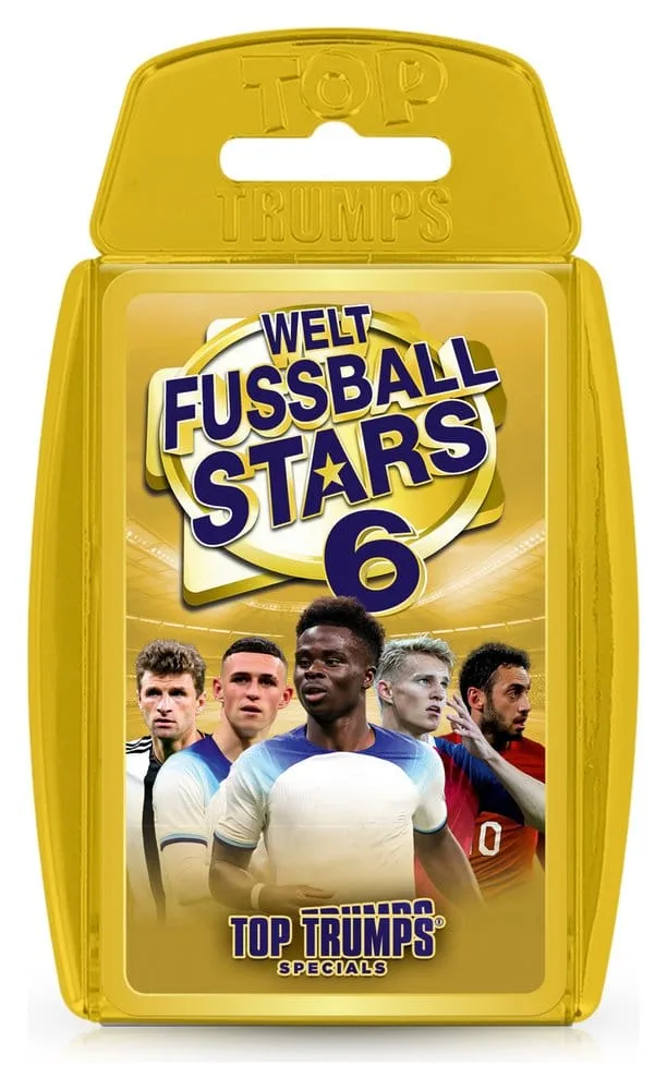 World Football Stars 6 Card Game – German Top Trumps