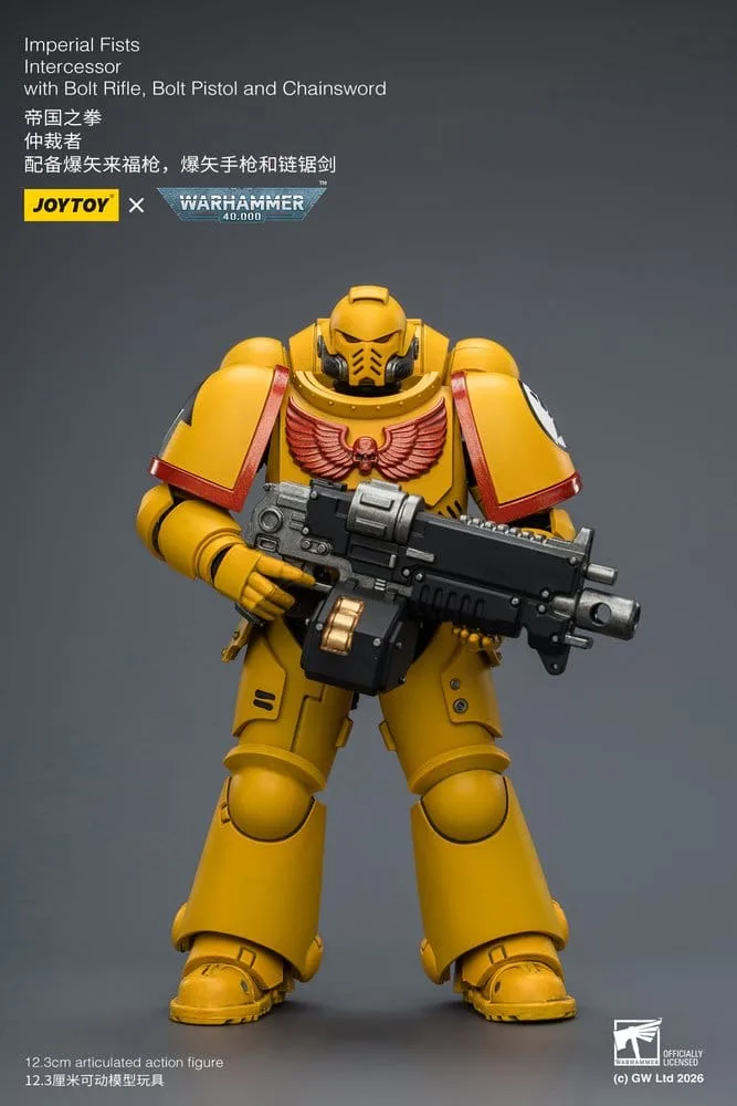 Warhammer 40K Action Figure – Imperial Fists Intercessor 12.3 cm 10